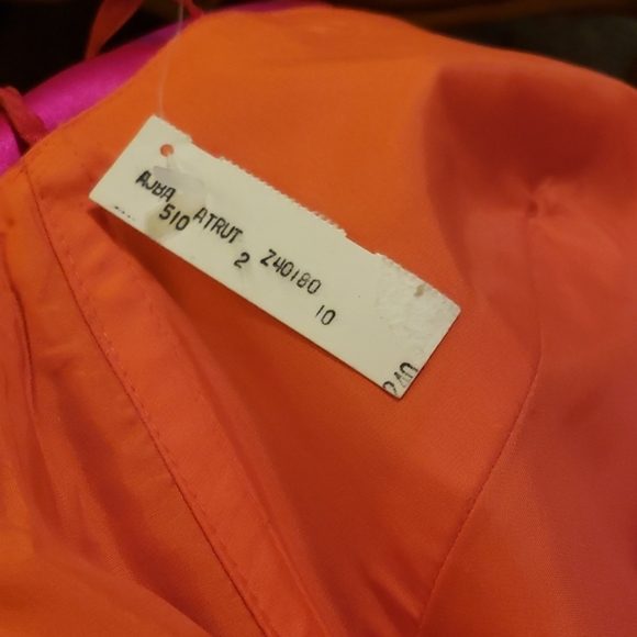 AJ Bari Vintage Colorblock Gown - Picture 6 of 11